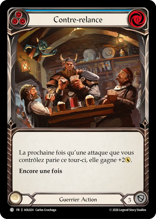 Contre-relance — Armory Deck - Olympia, Prized Fighter — Flesh and Blood