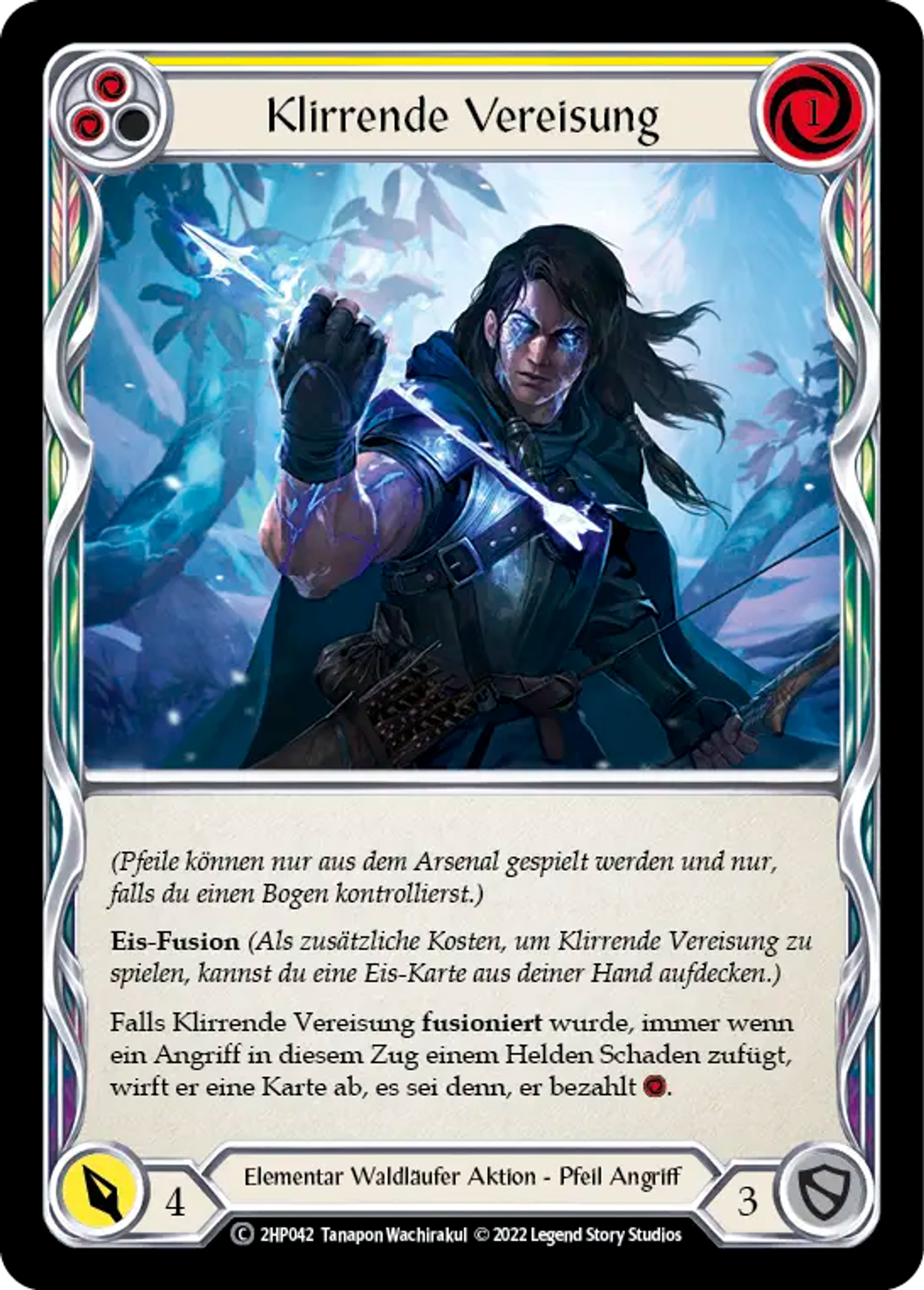 Chilling Icevein (Yellow) — History Pack 2 - Black Label — Flesh and Blood