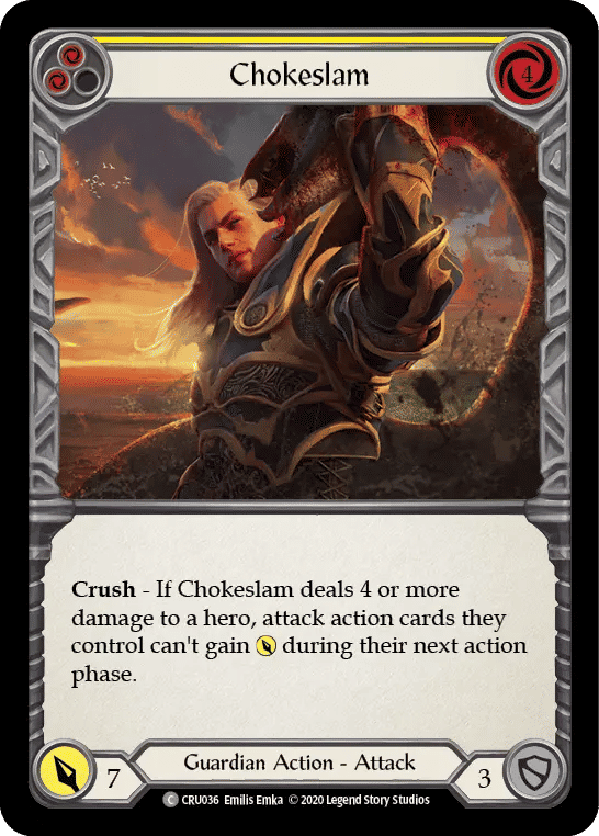 Chokeslam (Yellow) — Crucible of War — Flesh and Blood