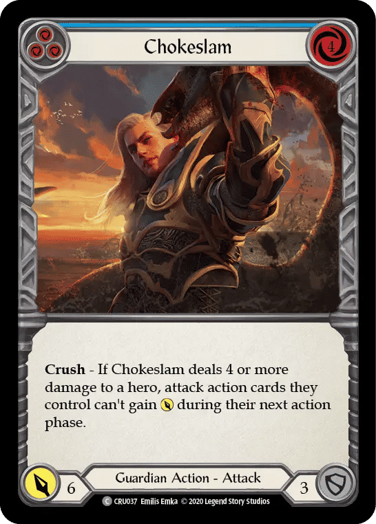 Chokeslam (Blue) — Crucible of War — Flesh and Blood