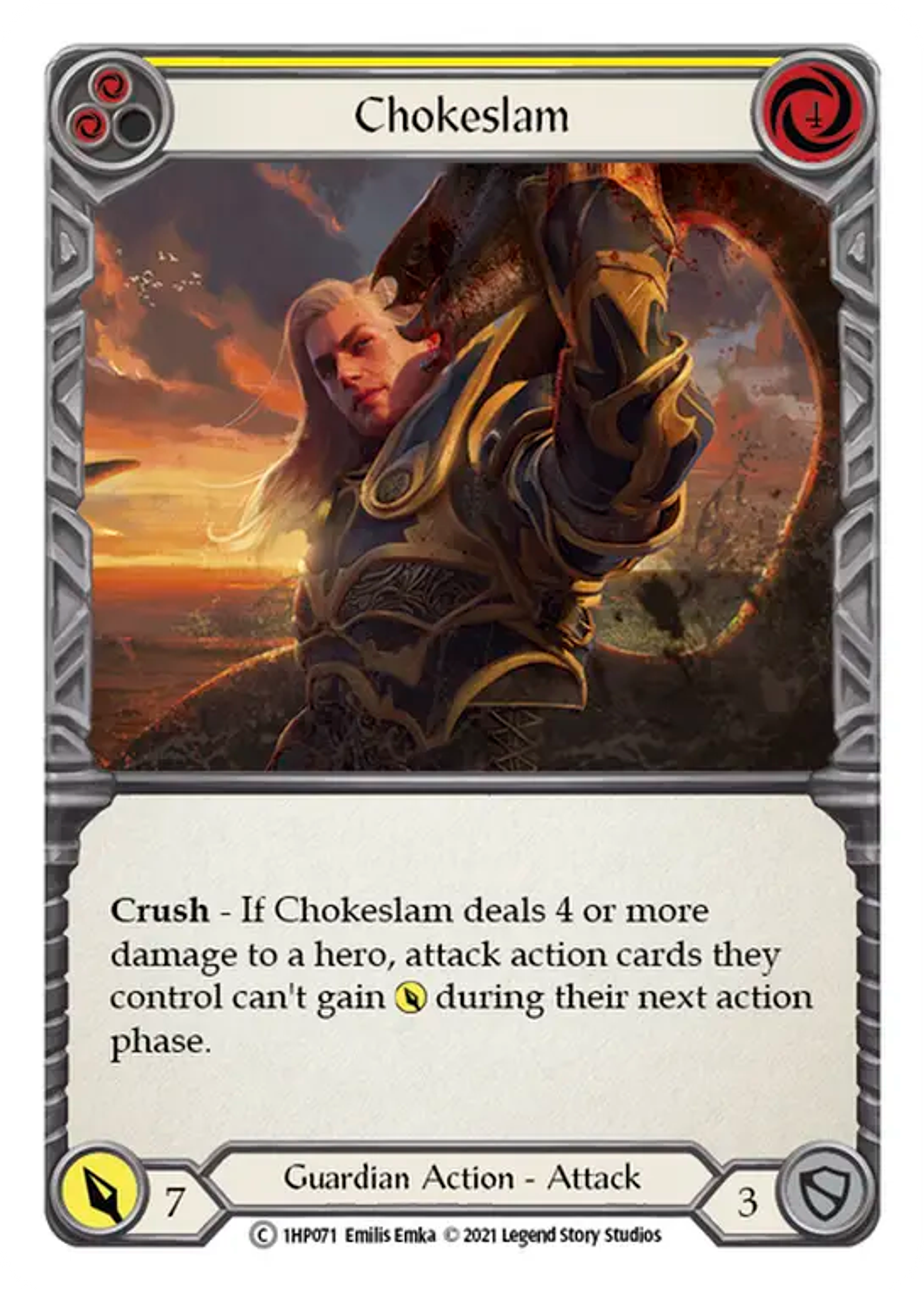 Chokeslam (Yellow) — History Pack 1 — Flesh and Blood