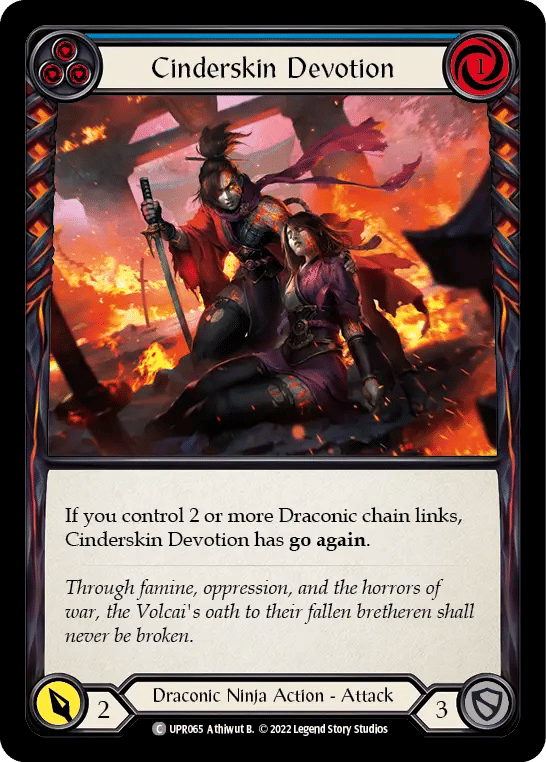 Cinderskin Devotion (Blue) — Uprising — Flesh and Blood