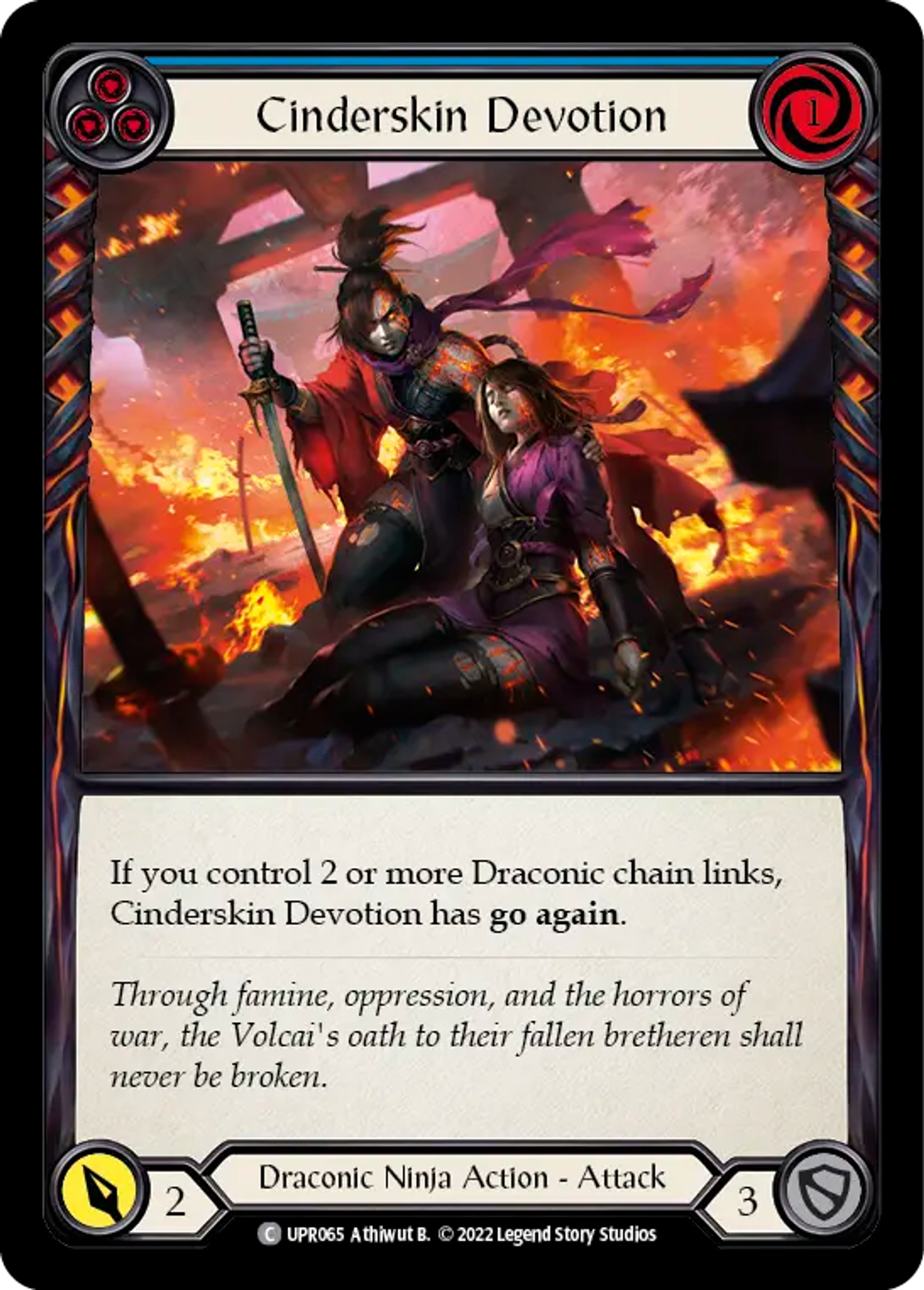 Cinderskin Devotion (Blue) — Uprising — Flesh and Blood