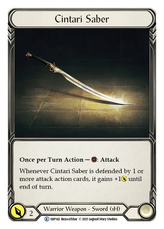 Cintari Saber — History Pack 1 — Flesh and Blood