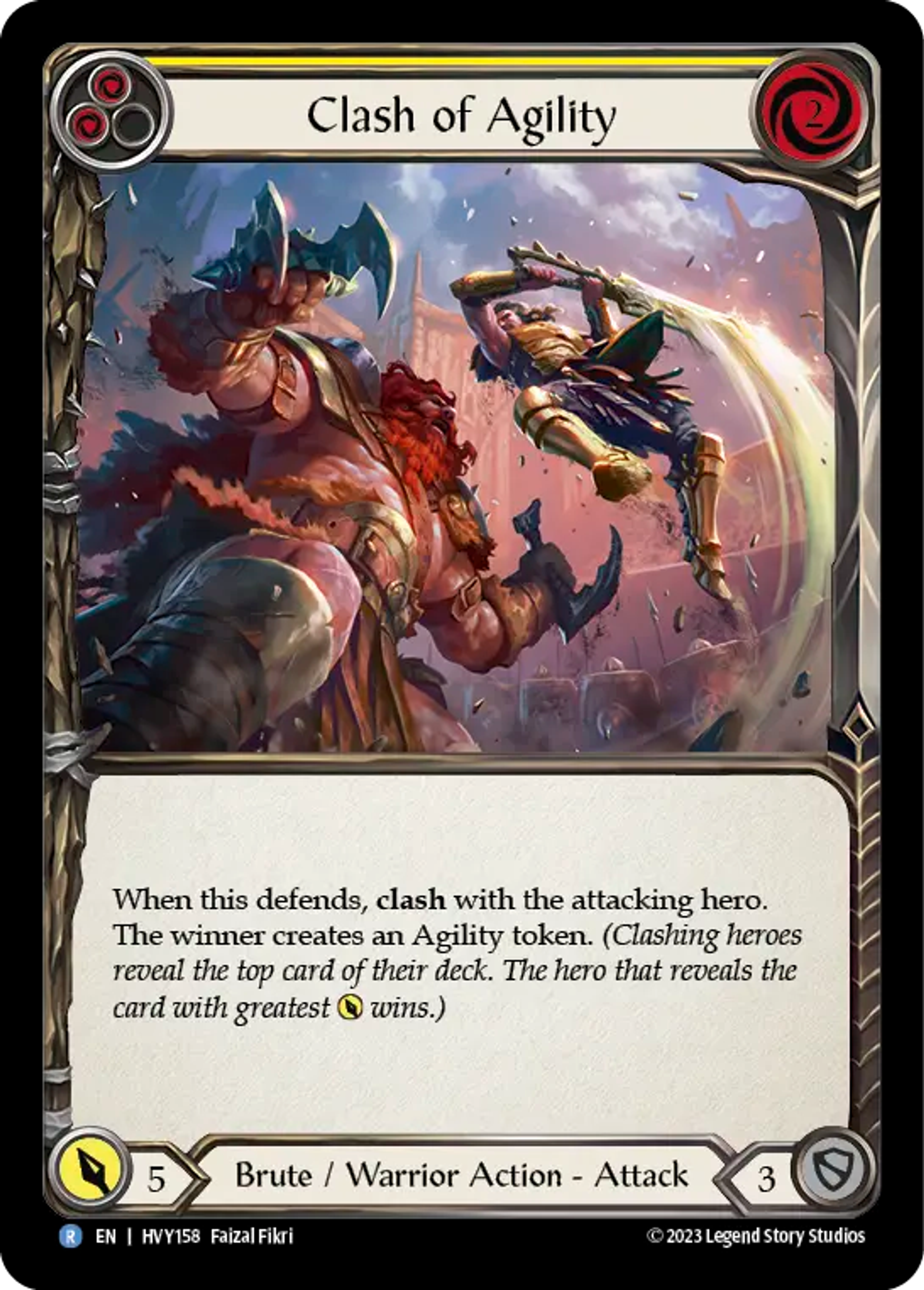 Duel d’agilité — Heavy Hitters — Flesh and Blood