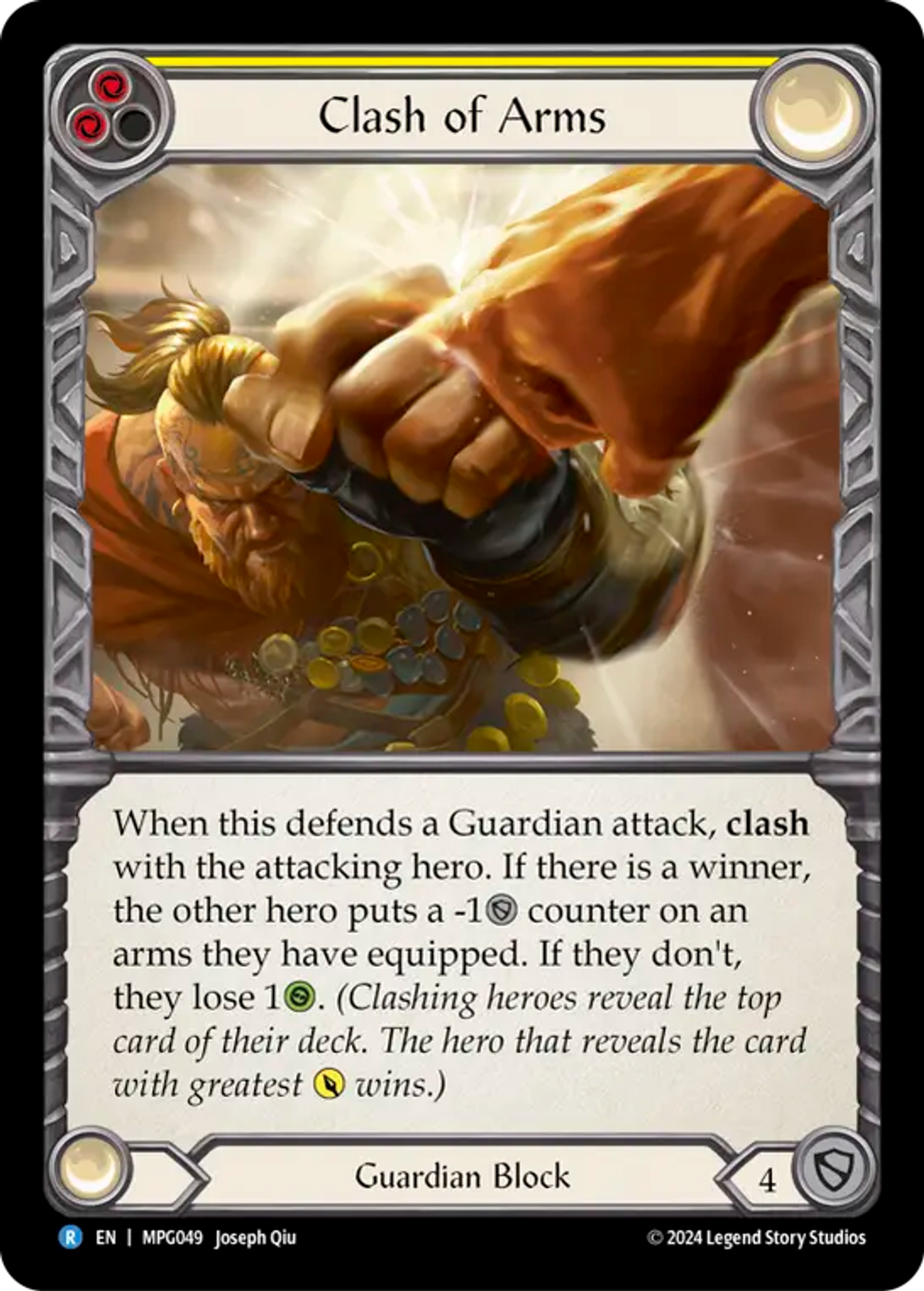 Duel de bras — Mastery Pack Guardian — Flesh and Blood