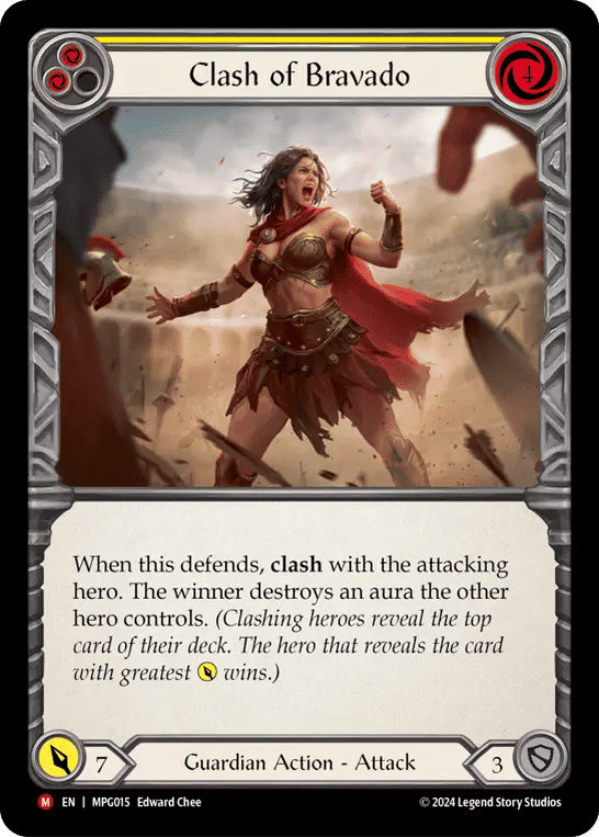 Clash of Bravado — Mastery Pack Guardian — Flesh and Blood