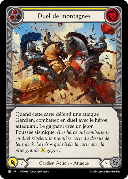 Duel de montagnes — Mastery Pack Guardian — Flesh and Blood