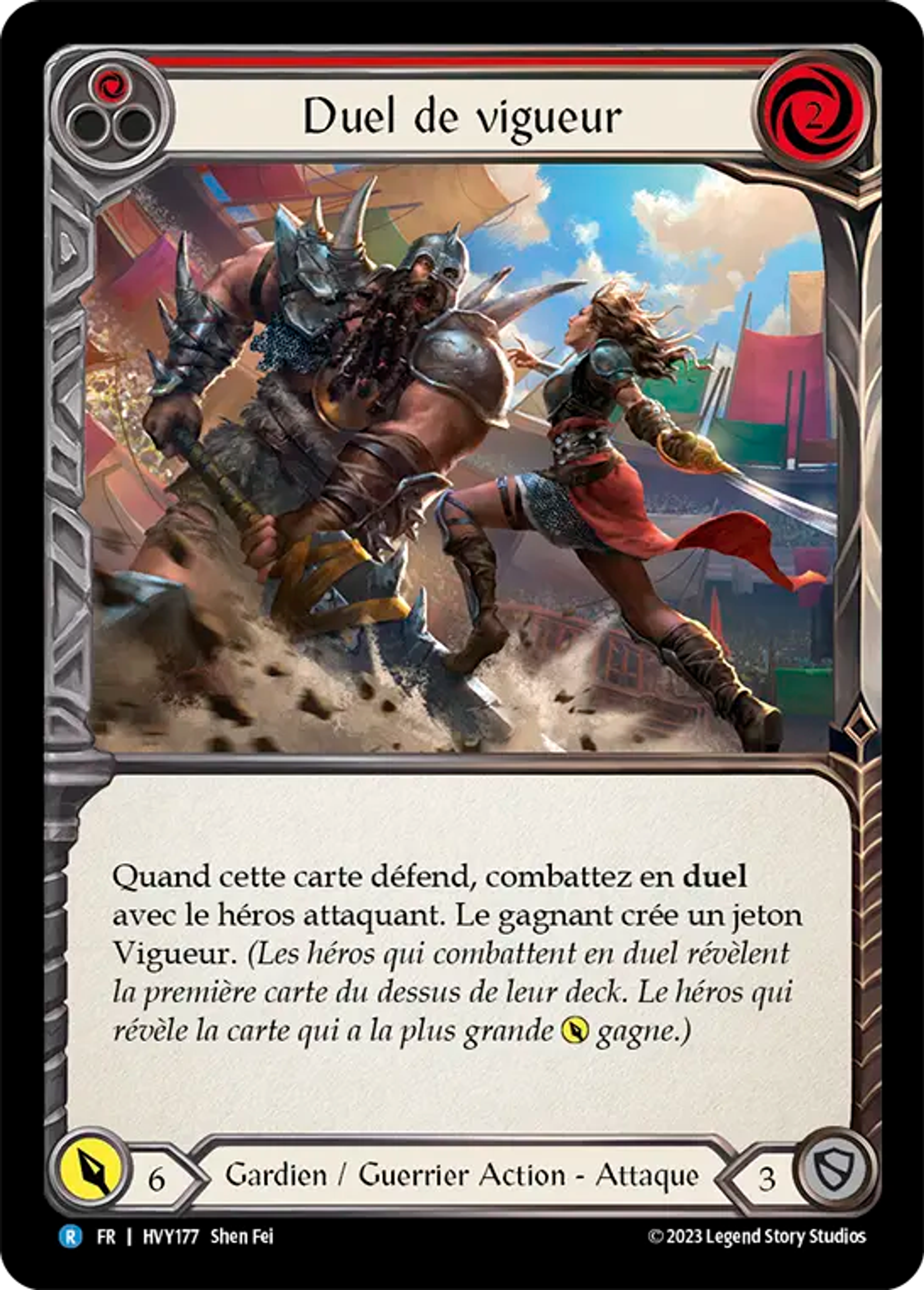 Duel de vigueur — Heavy Hitters — Flesh and Blood
