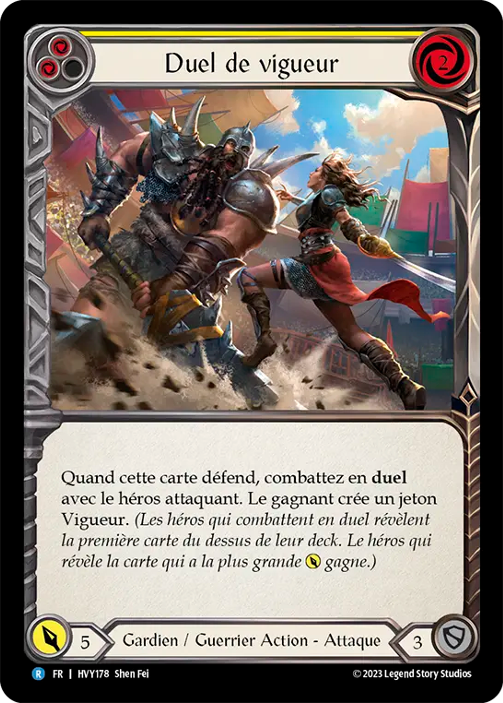 Duel de vigueur — Heavy Hitters — Flesh and Blood