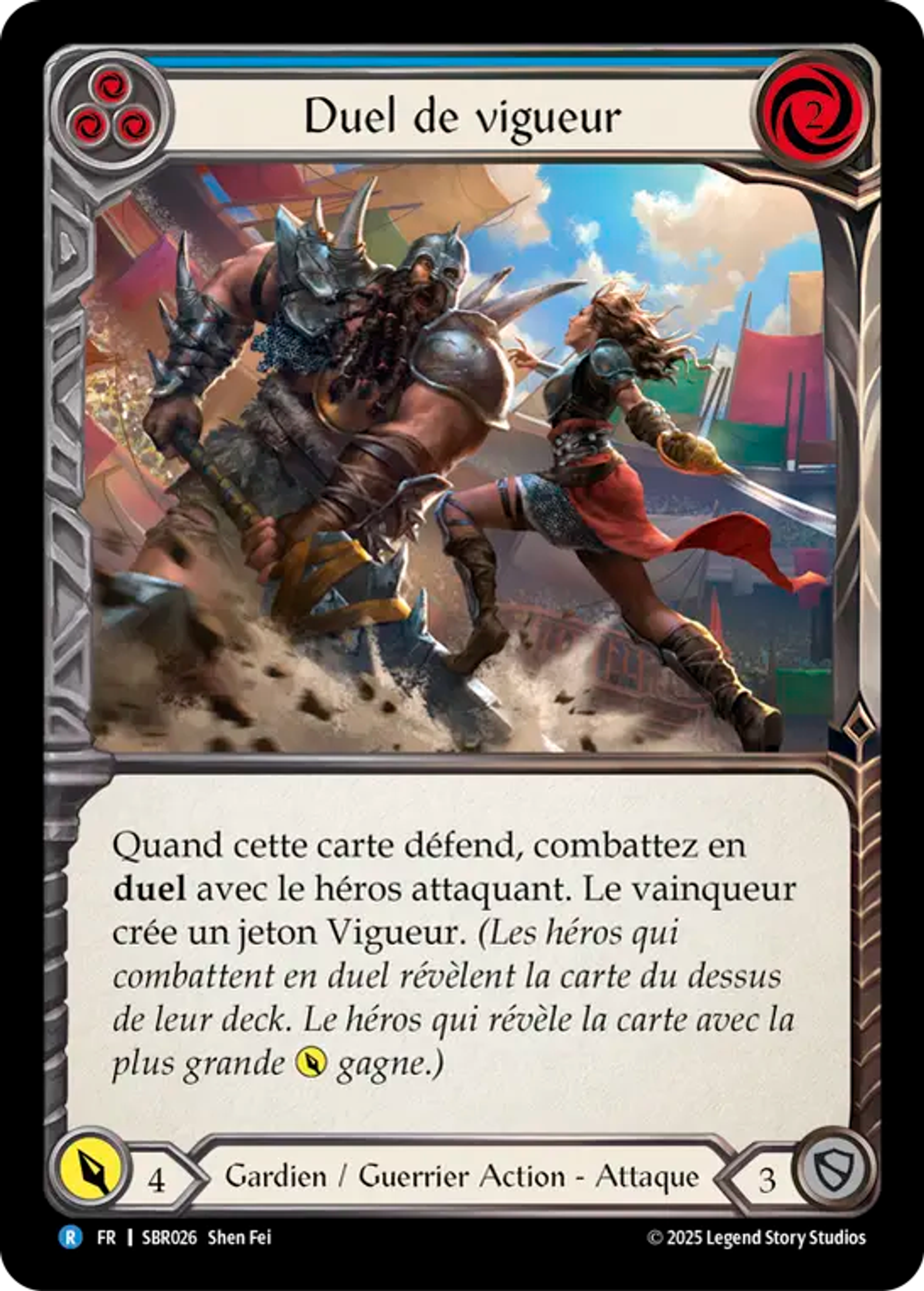 Duel de vigueur — Silver Age Chapter 1 - Bravo, Flattering Showman — Flesh and Blood