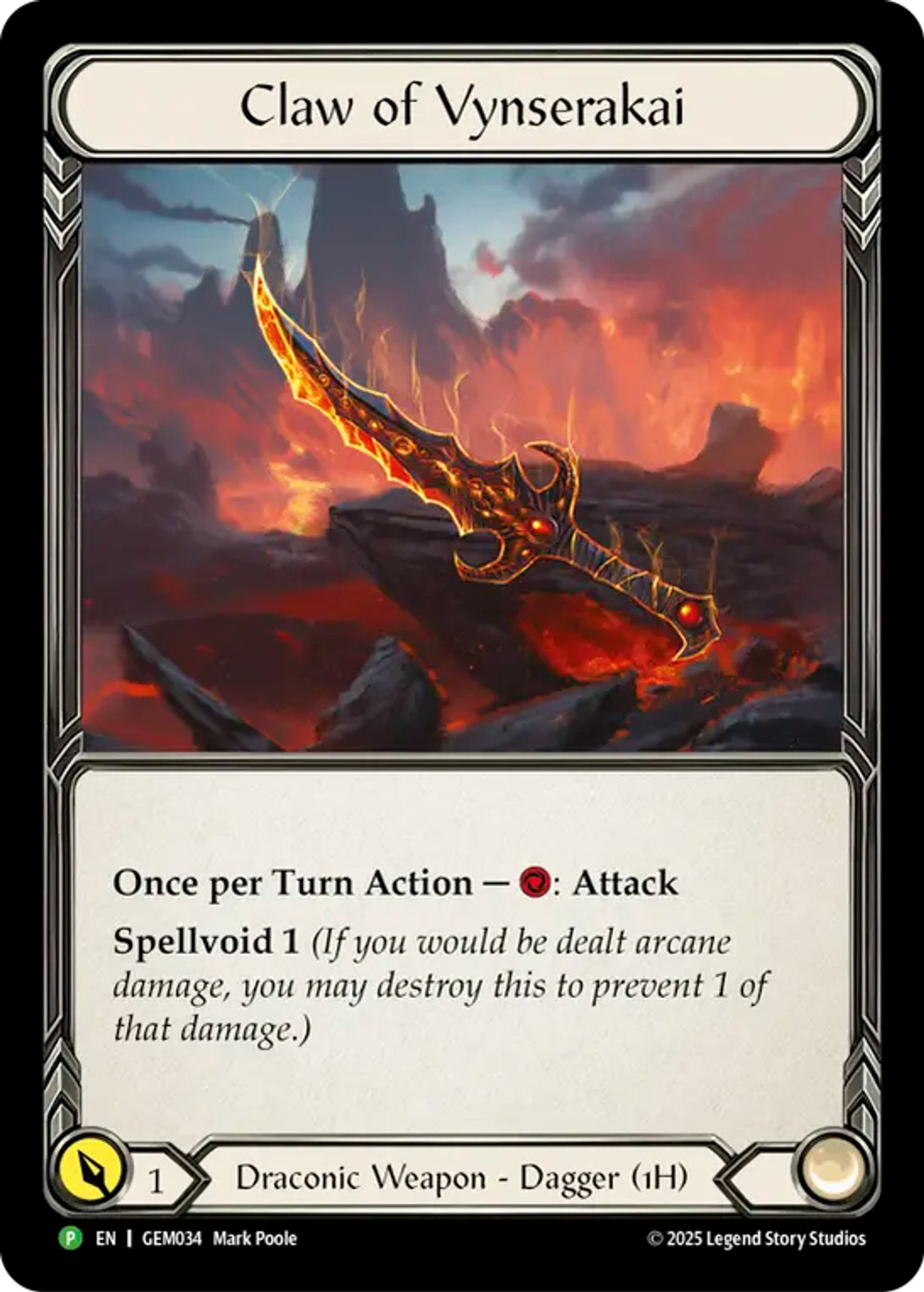 Claw of Vynserakai — GEM - Pack 2 — Flesh and Blood