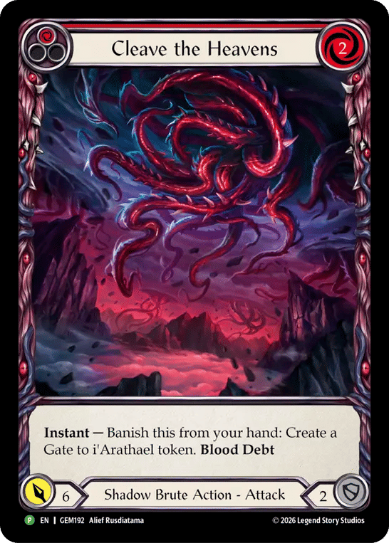 Cleave the Heavens — GEM - Pack 6 — Flesh and Blood