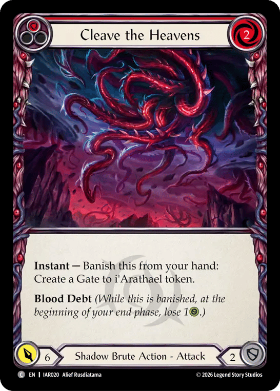 Cleave the Heavens (Red) — Usurp the Shadow Throne — Flesh and Blood