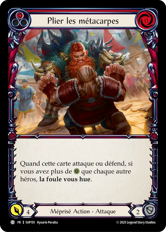 Plier les métacarpes — Super Slam — Flesh and Blood