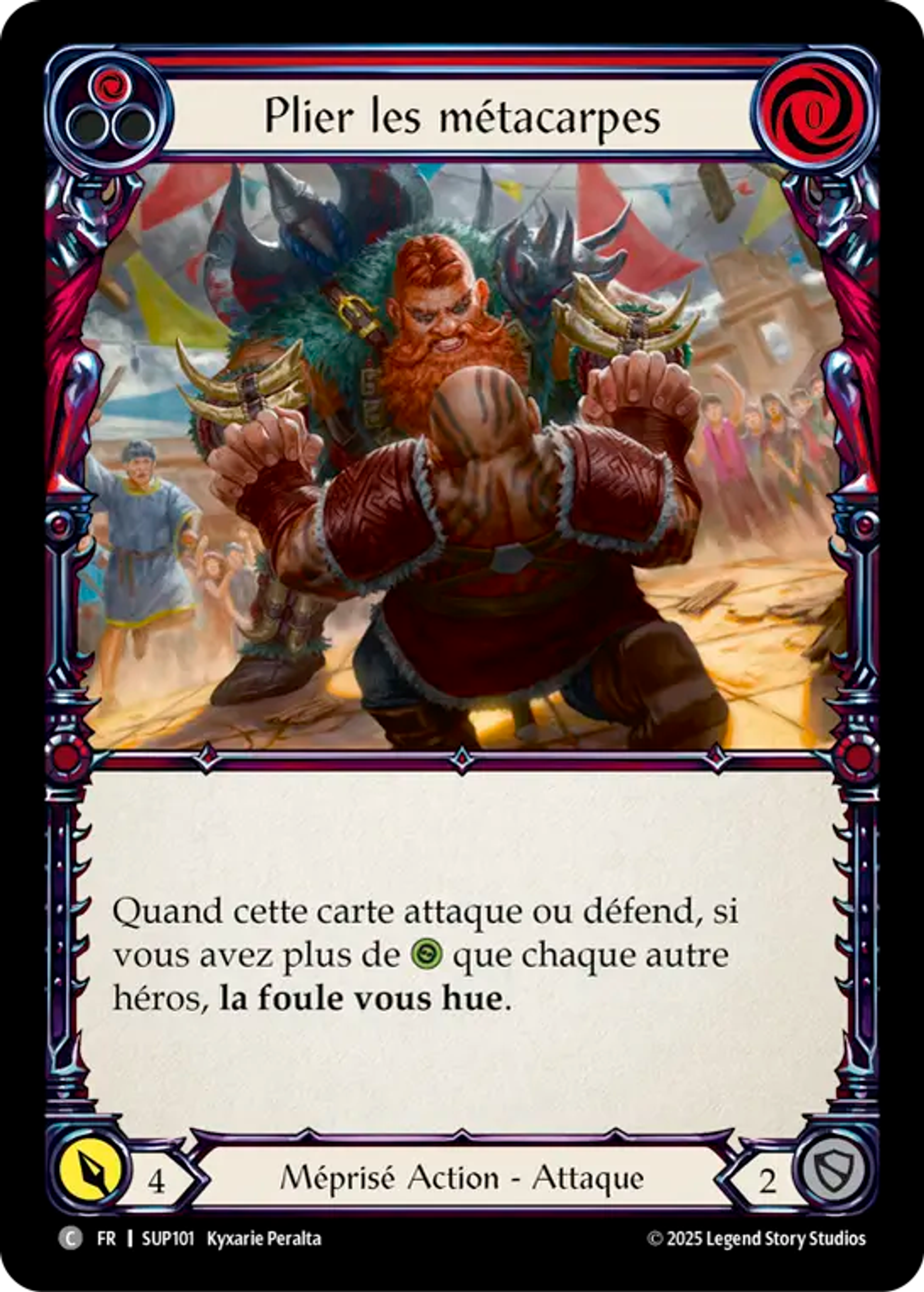 Plier les métacarpes — Super Slam — Flesh and Blood