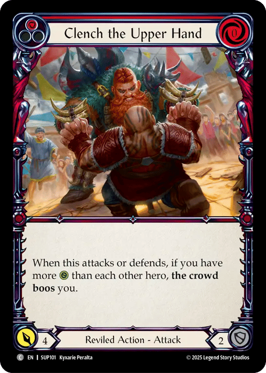 Clench the Upper Hand (Red) — Super Slam — Flesh and Blood