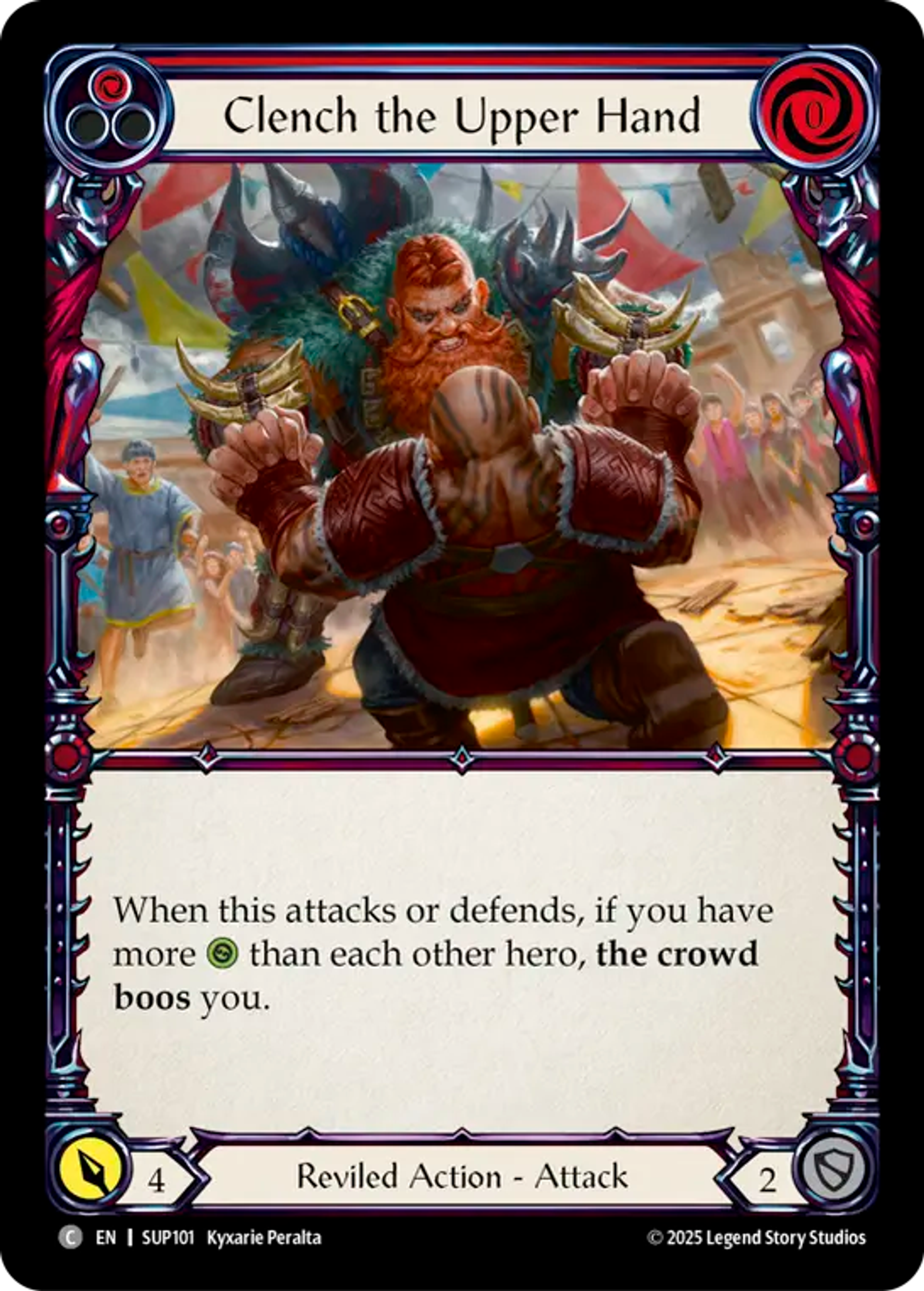 Clench the Upper Hand (Red) — Super Slam — Flesh and Blood