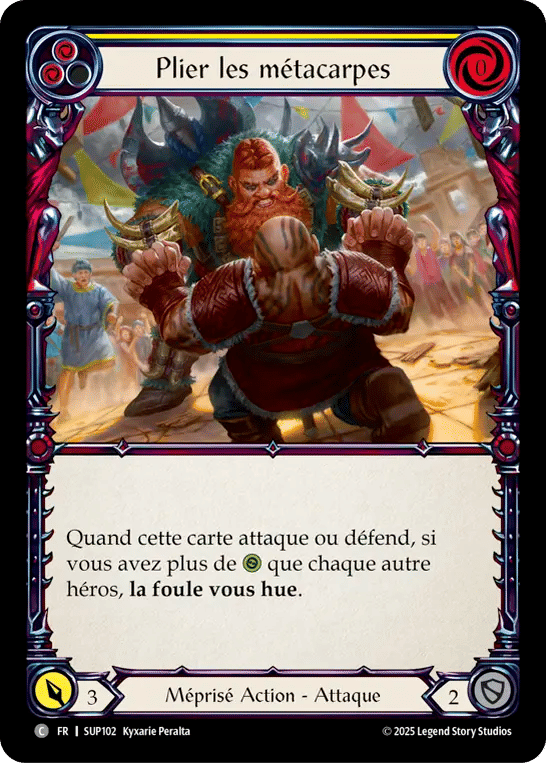 Plier les métacarpes — Super Slam — Flesh and Blood