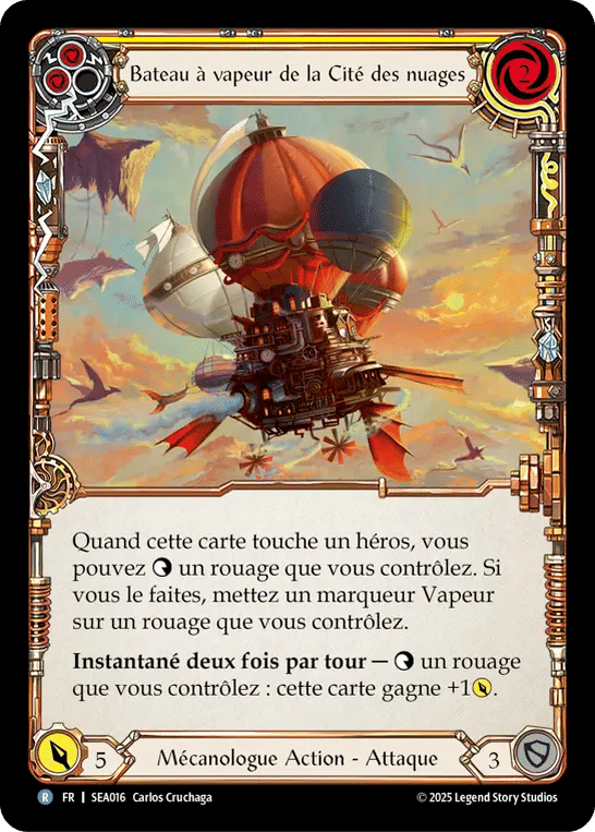 Bateau à vapeur de la Cité des nuages — High Seas — Flesh and Blood