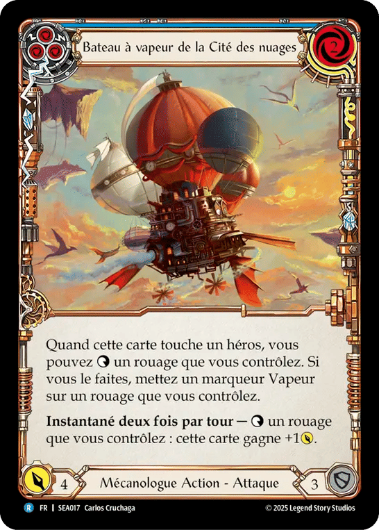 Bateau à vapeur de la Cité des nuages — High Seas — Flesh and Blood
