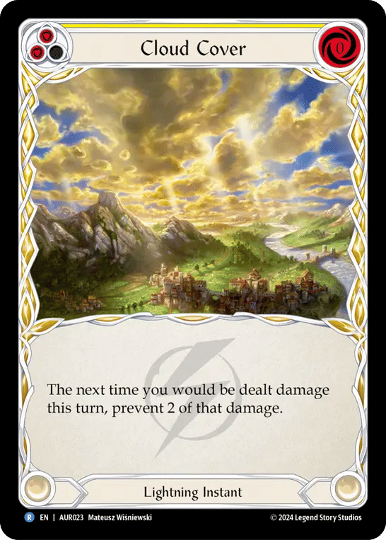 Cloud Cover (Yellow) — 1st Strike - Aurora — Flesh and Blood