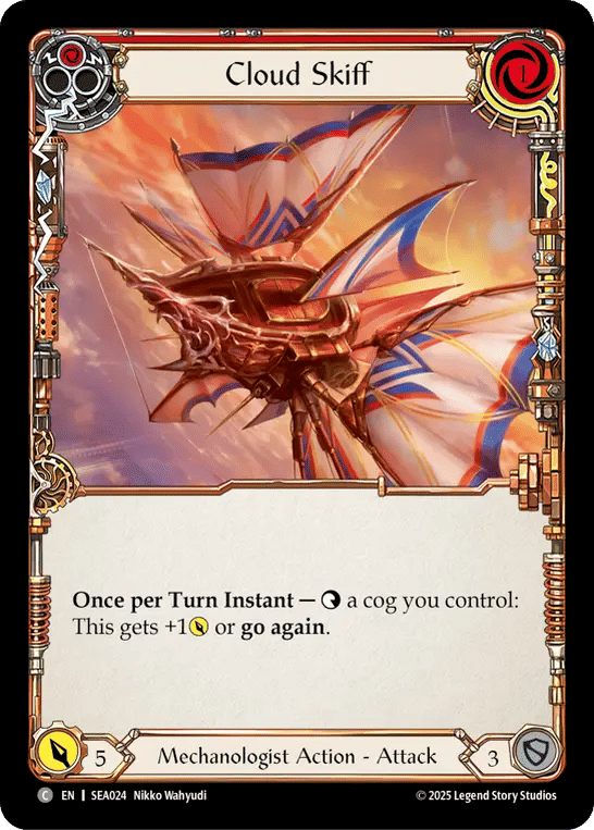 Cloud Skiff (Red) — High Seas — Flesh and Blood