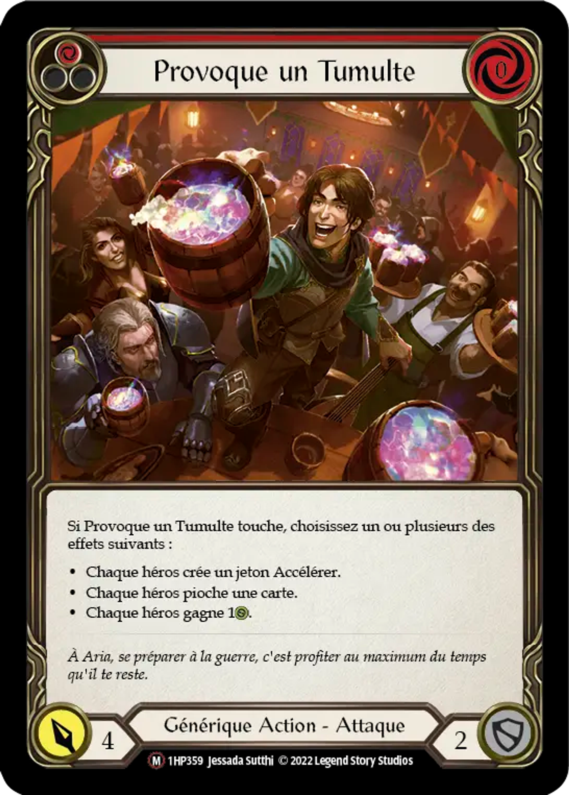 Provoque un Tumulte — History Pack 1 - Black Label — Flesh and Blood