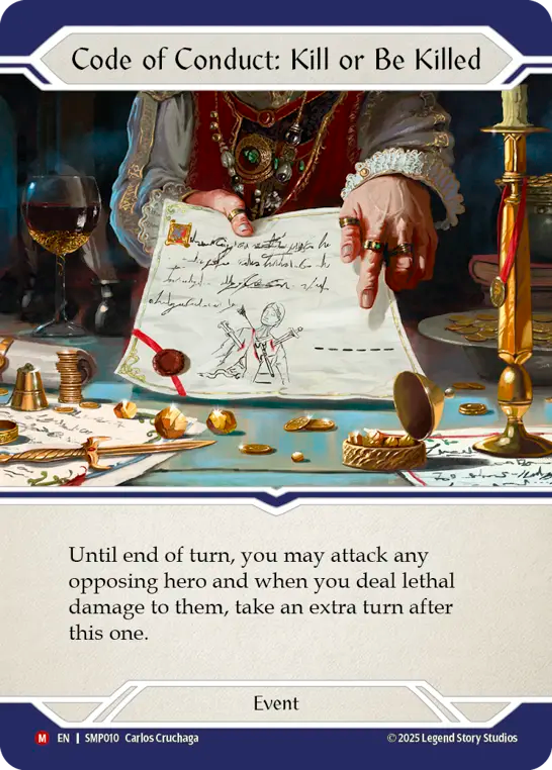 Code of Conduct: Kill or Be Killed — Smash Palace — Flesh and Blood