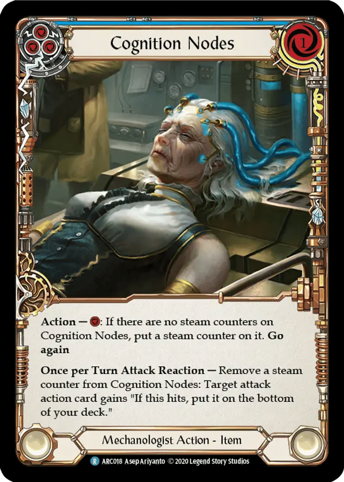 Cognition Nodes (Blue) from Arcane Rising - Unlimited - Flesh and Blood