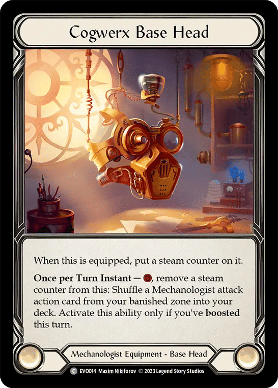 Cogwerx Base Head — Bright Lights — Flesh and Blood