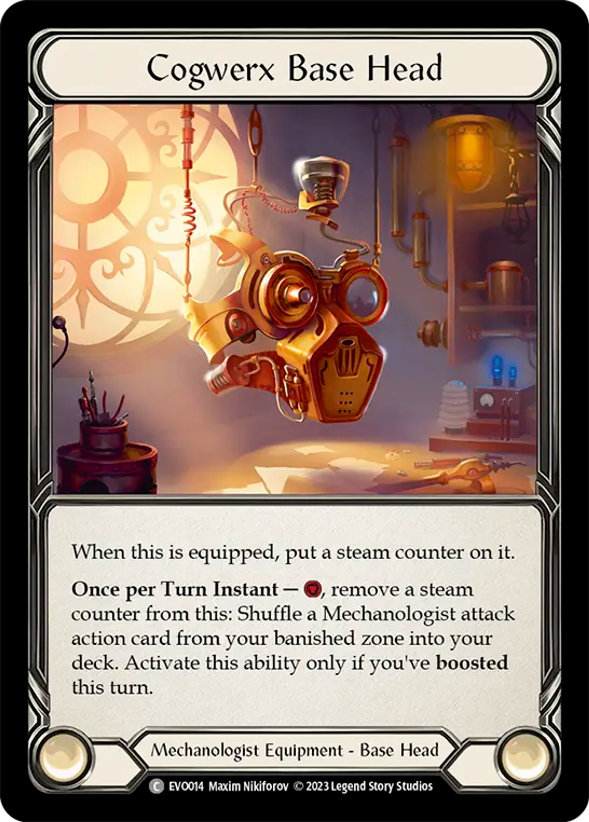 Cogwerx Base Head — Bright Lights — Flesh and Blood