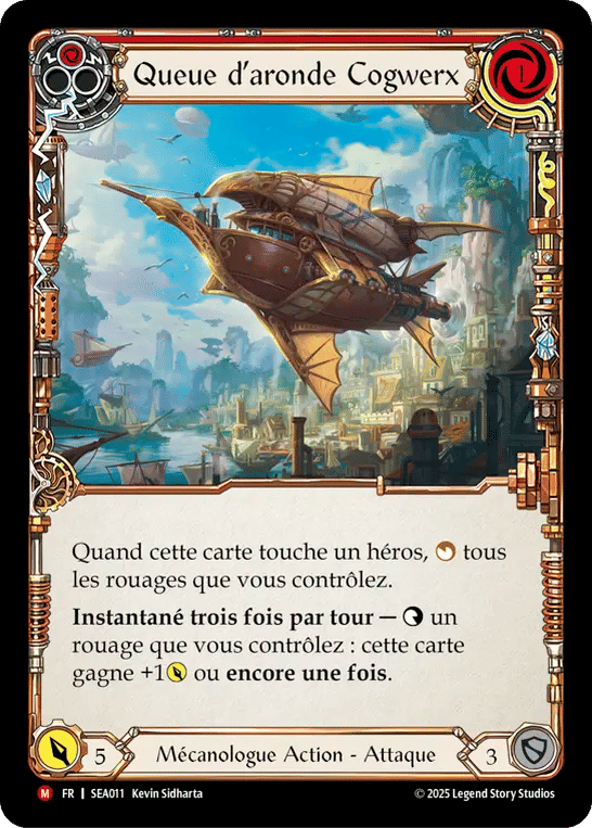 Queue d’aronde Cogwerx — High Seas — Flesh and Blood