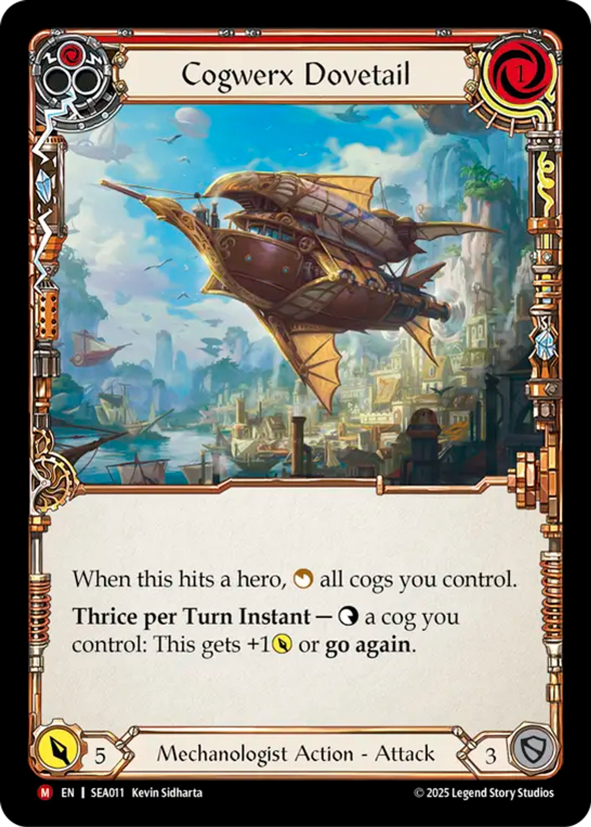 Queue d’aronde Cogwerx — High Seas — Flesh and Blood