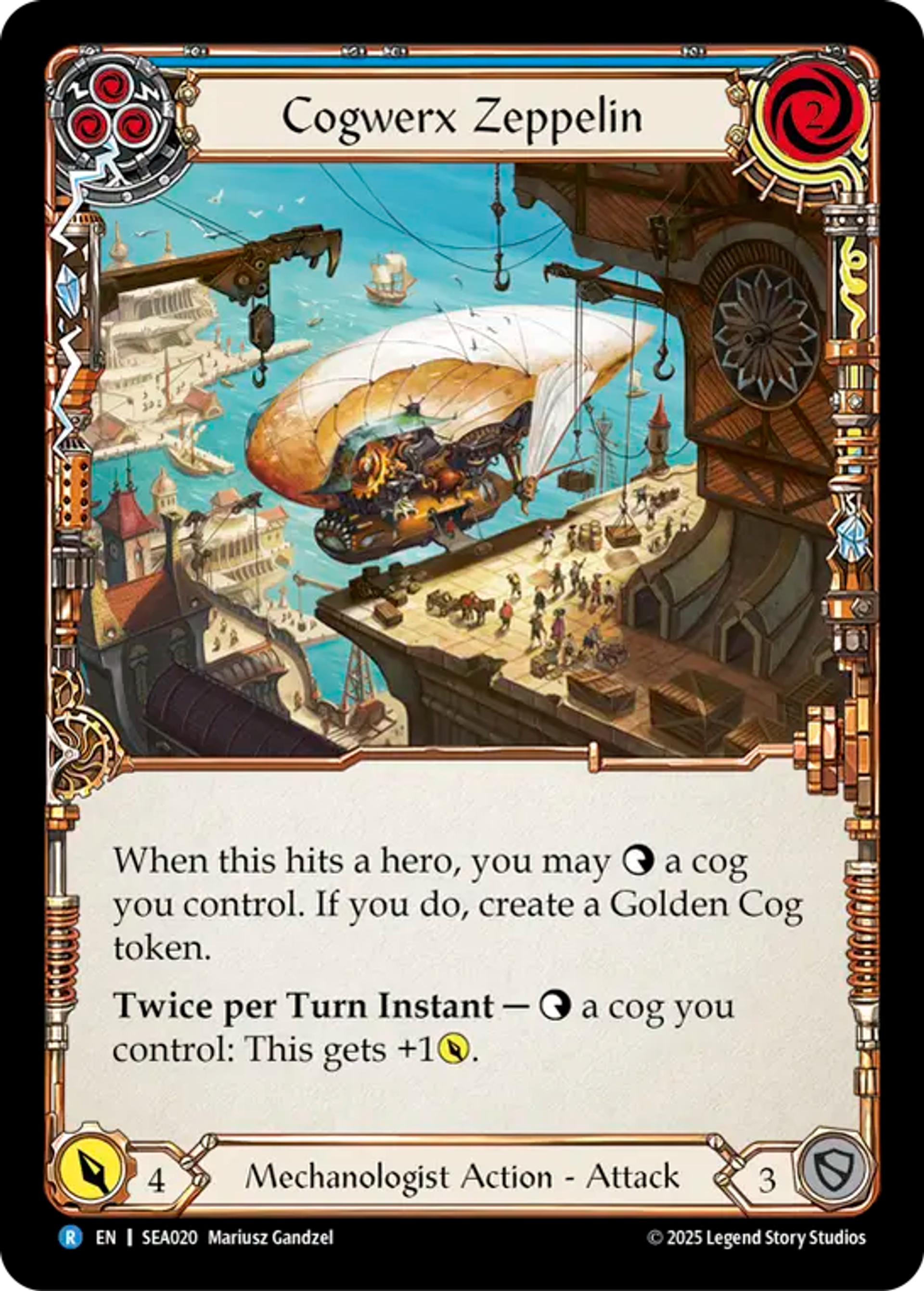 Cogwerx Zeppelin (Blue) — High Seas — Flesh and Blood