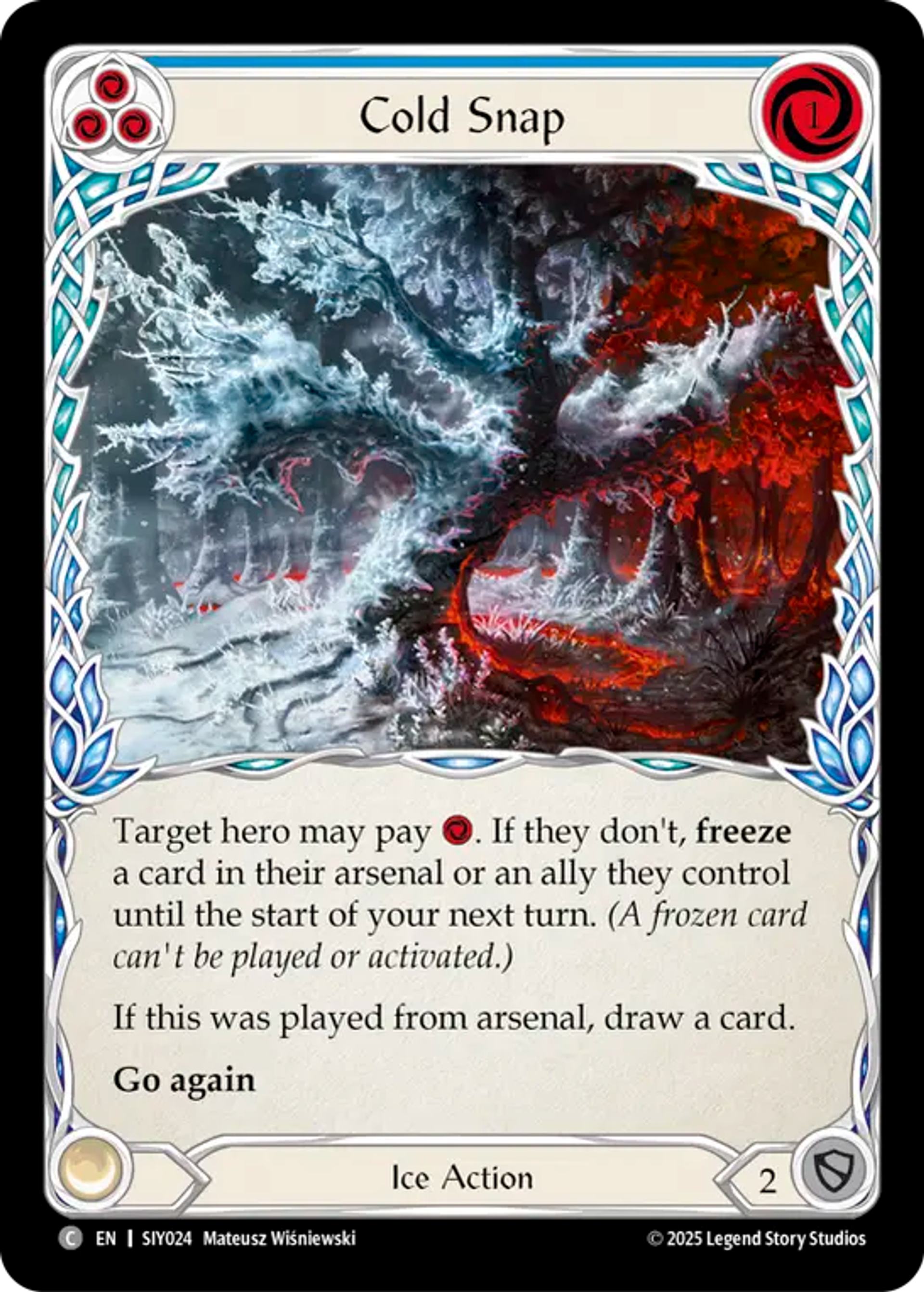 Cold Snap (Blue) — Silver Age Chapter 1 - Iyslander — Flesh and Blood