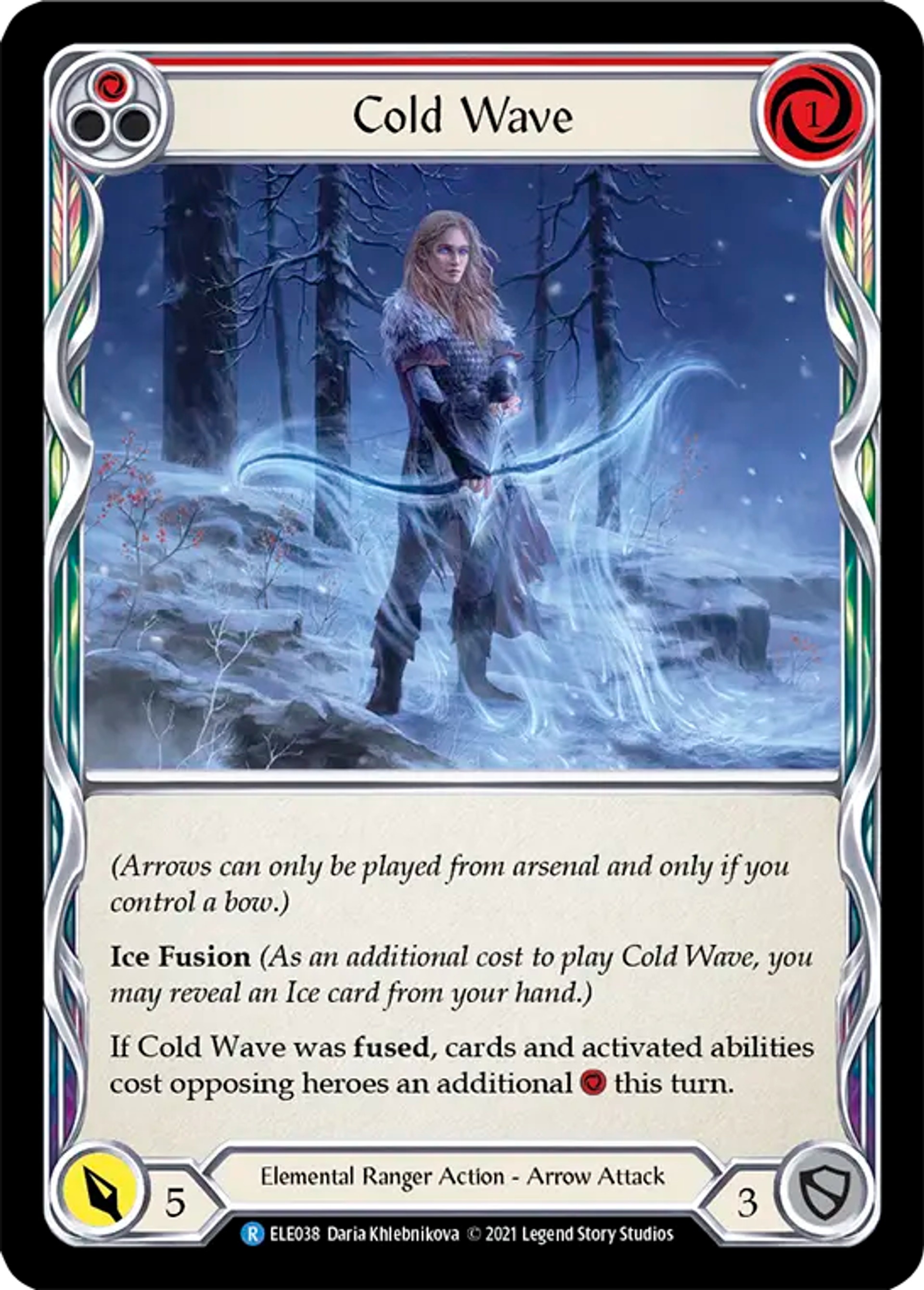 Cold Wave (Red) — Tales of Aria — Flesh and Blood