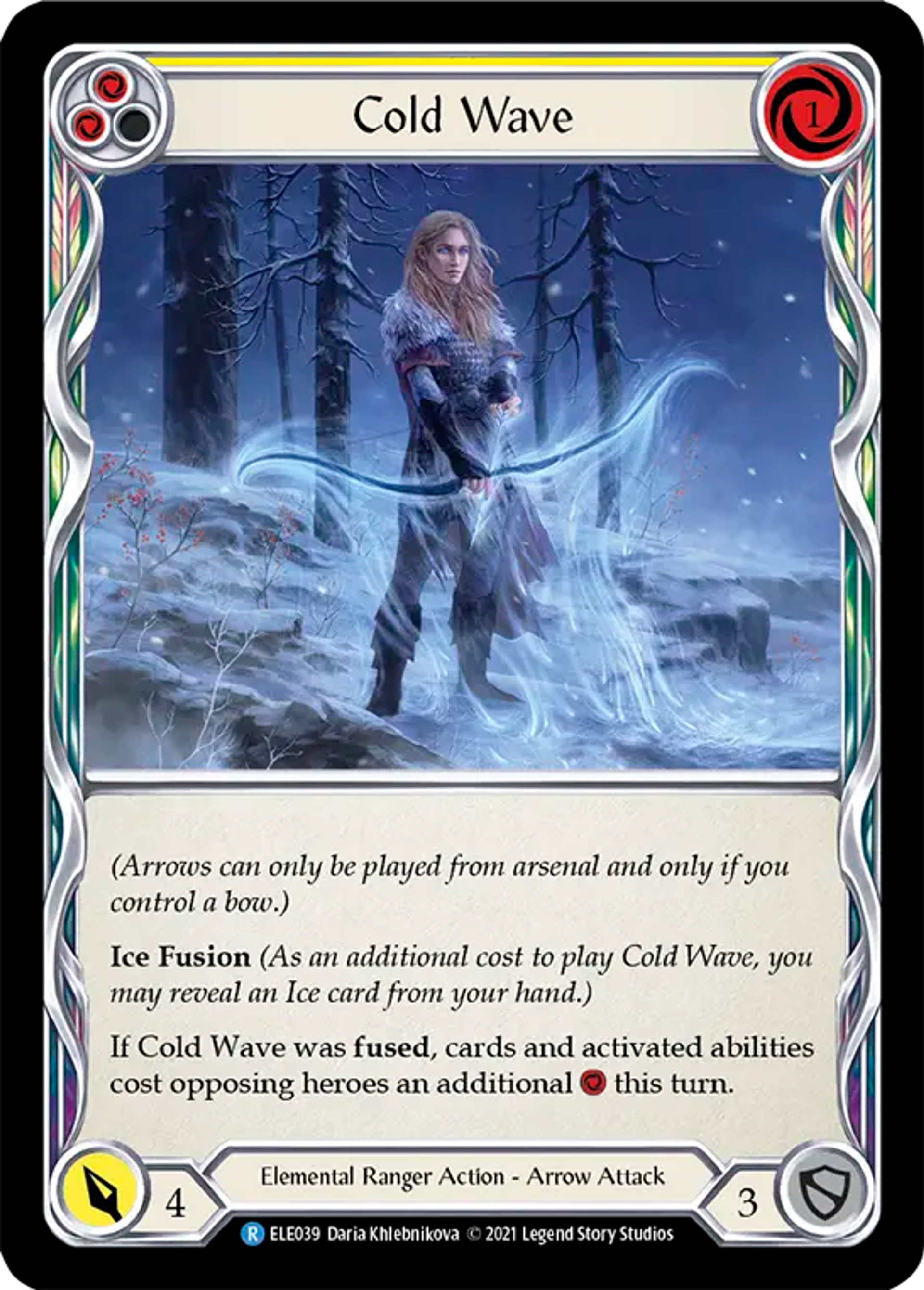 Cold Wave (Yellow) — Tales of Aria — Flesh and Blood