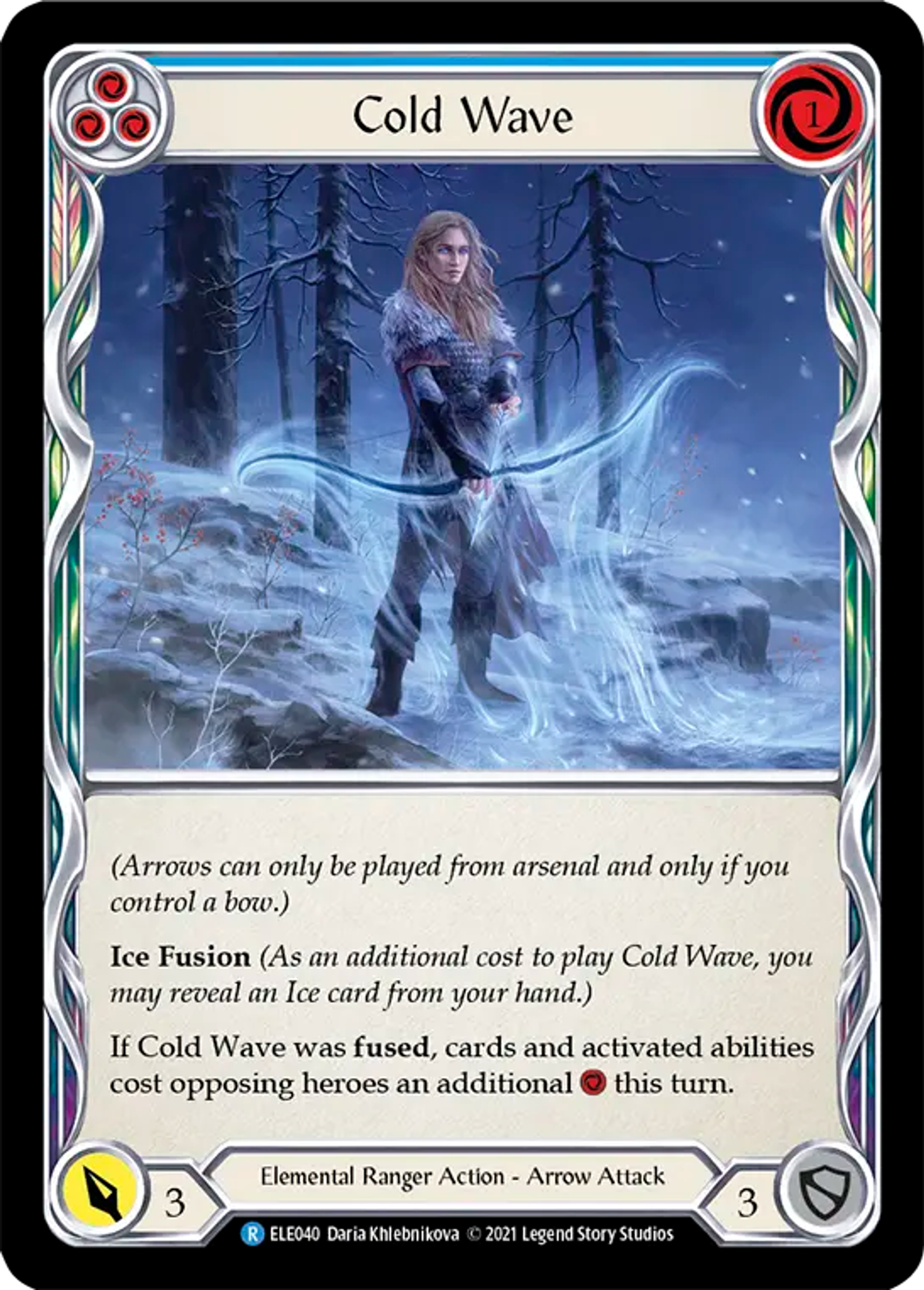 Cold Wave (Blue) — Tales of Aria — Flesh and Blood