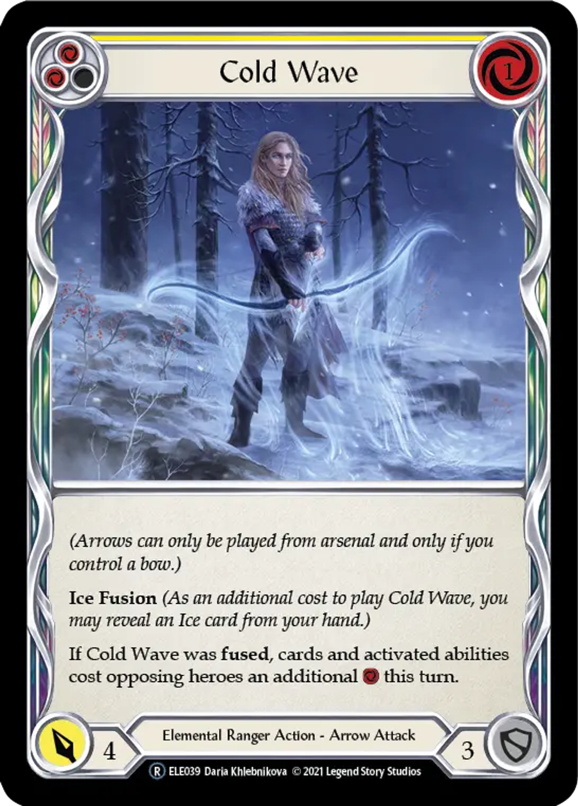 Cold Wave (Yellow) — Tales of Aria - Unlimited — Flesh and Blood
