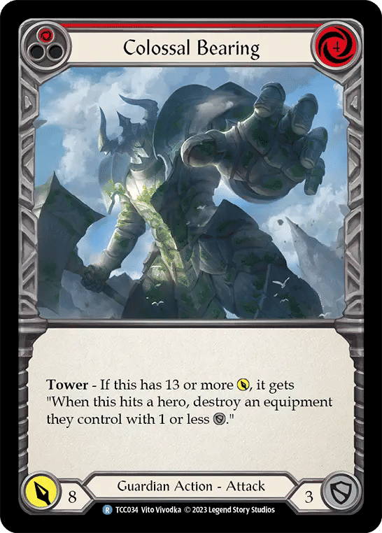 Colossal Bearing (Red) — Round the Table: TCC x LSS — Flesh and Blood