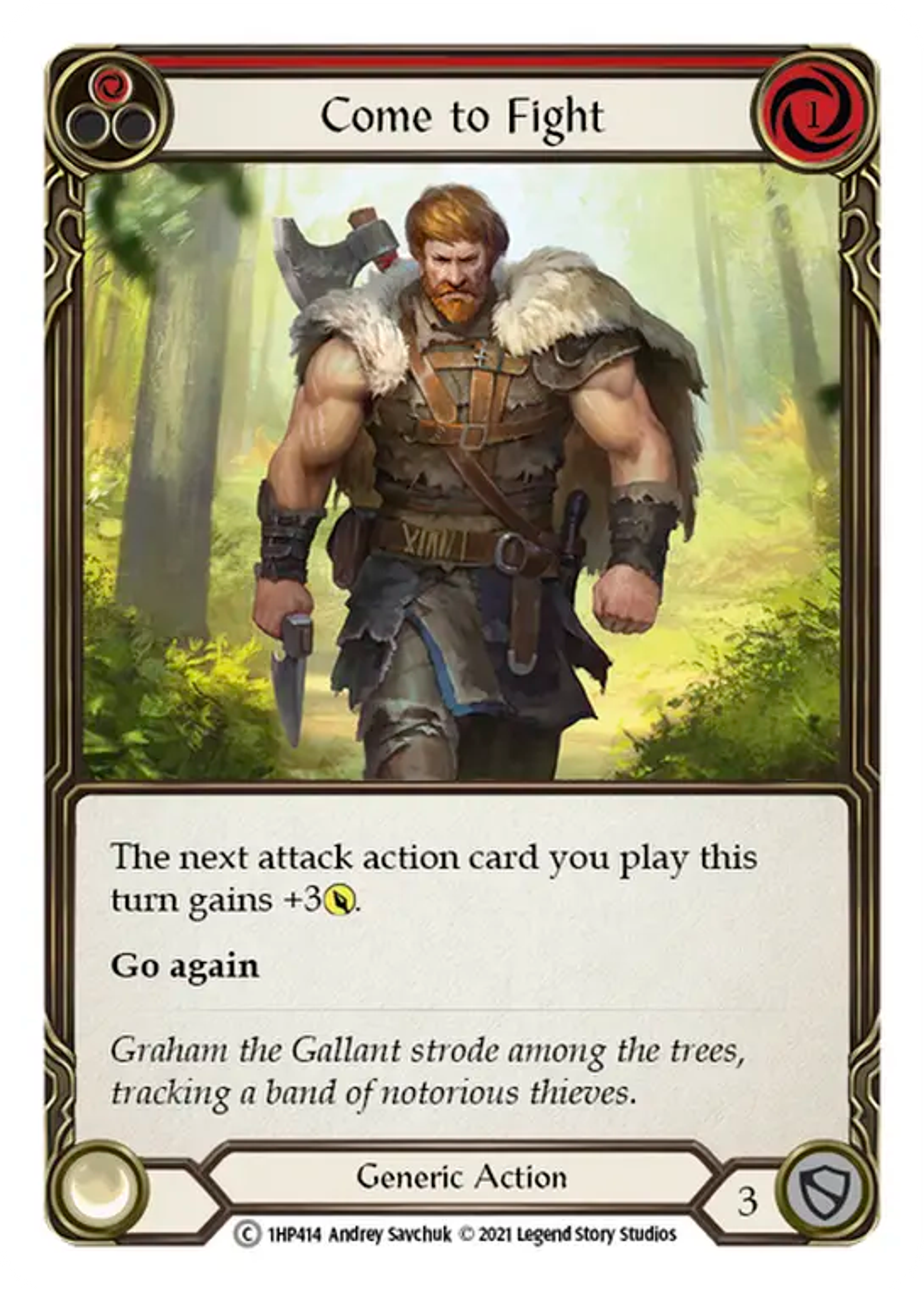 Come to Fight (Red) — History Pack 1 — Flesh and Blood