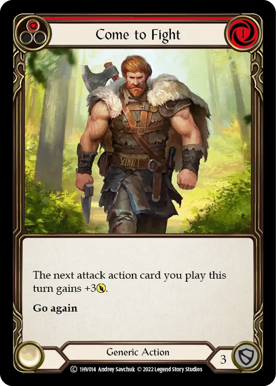Come to Fight (Red) — Viserai - Blitz Deck — Flesh and Blood