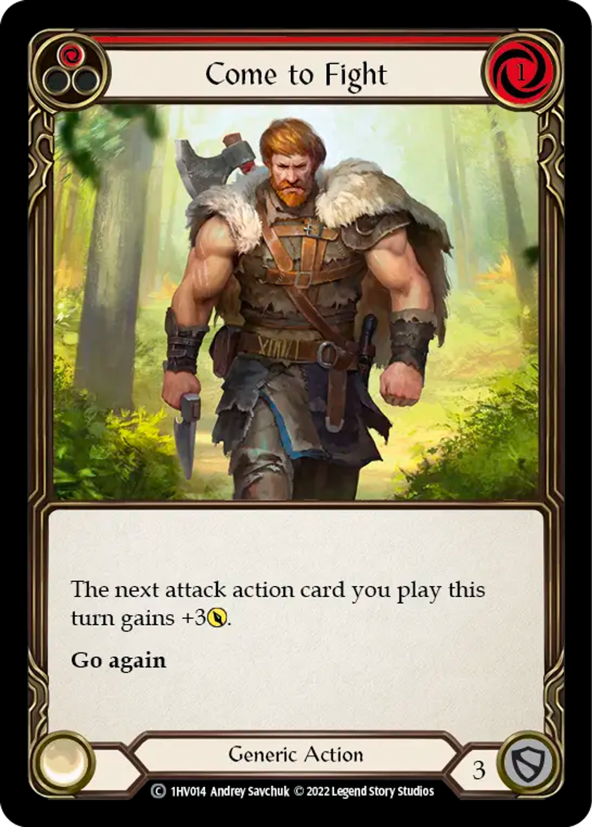 Come to Fight (Red) — Viserai - Blitz Deck — Flesh and Blood