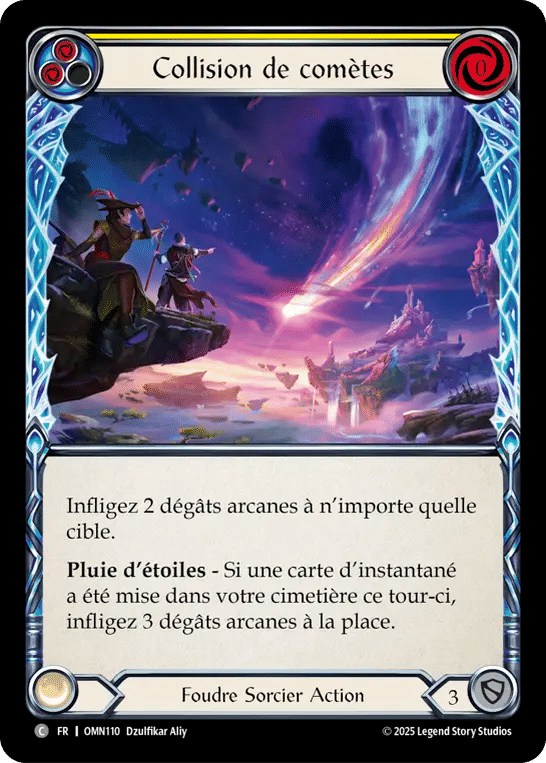 Collision de comètes — Omens of the Third Age — Flesh and Blood