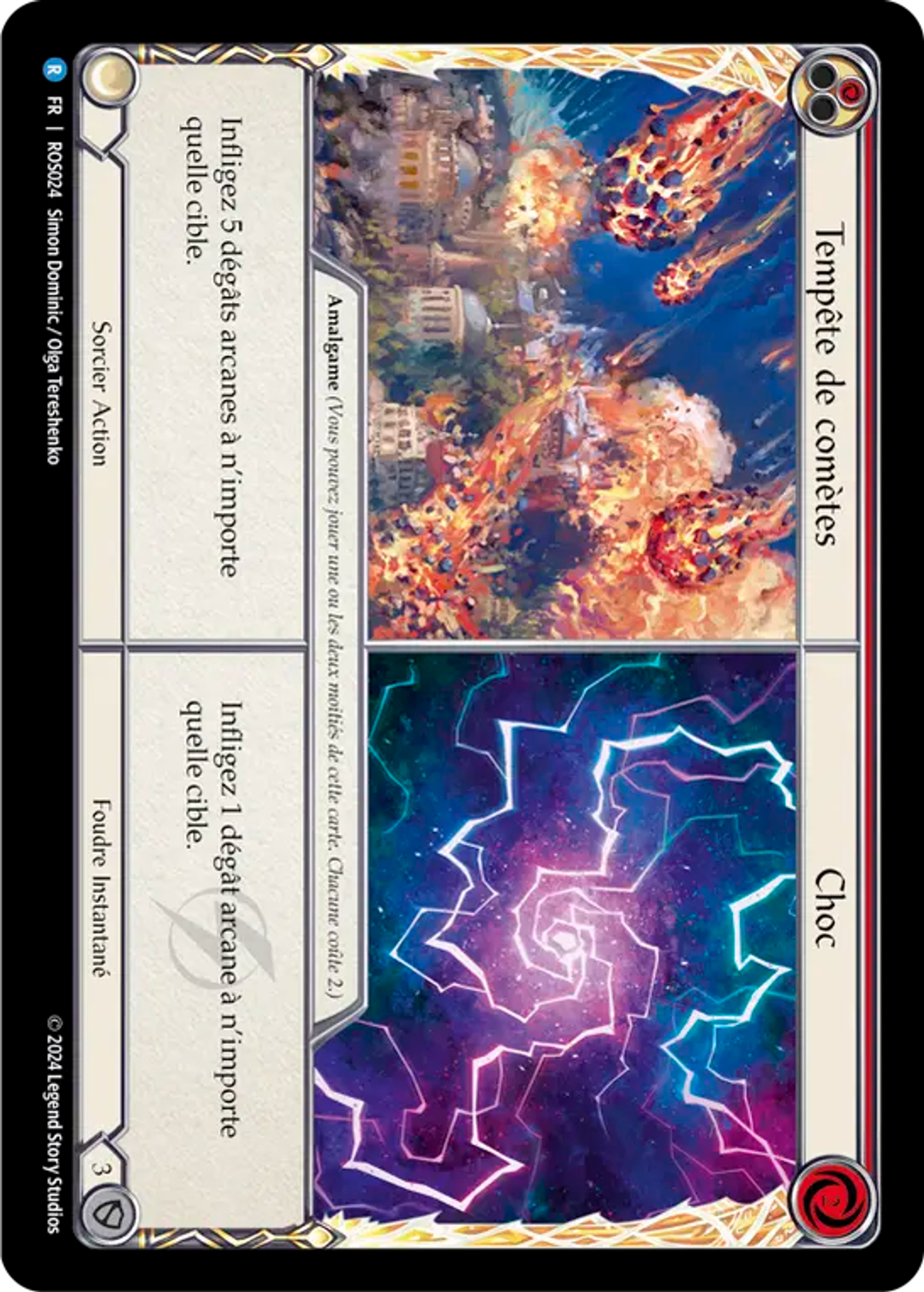 Tempête de comète // Choc — Rosetta — Flesh and Blood