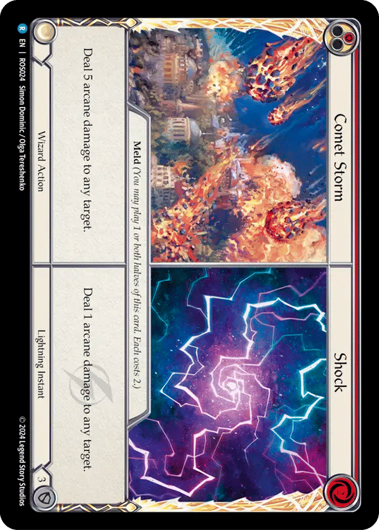Comet Storm // Shock (Red) — Rosetta — Flesh and Blood