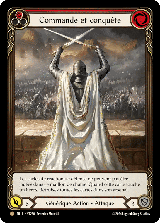 Commande et conquête — The Hunted — Flesh and Blood