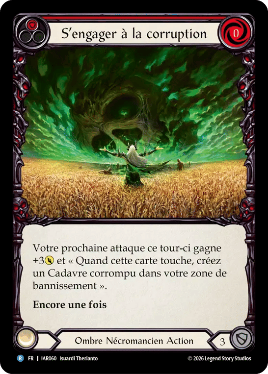 S’engager à la corruption — Usurp the Shadow Throne — Flesh and Blood
