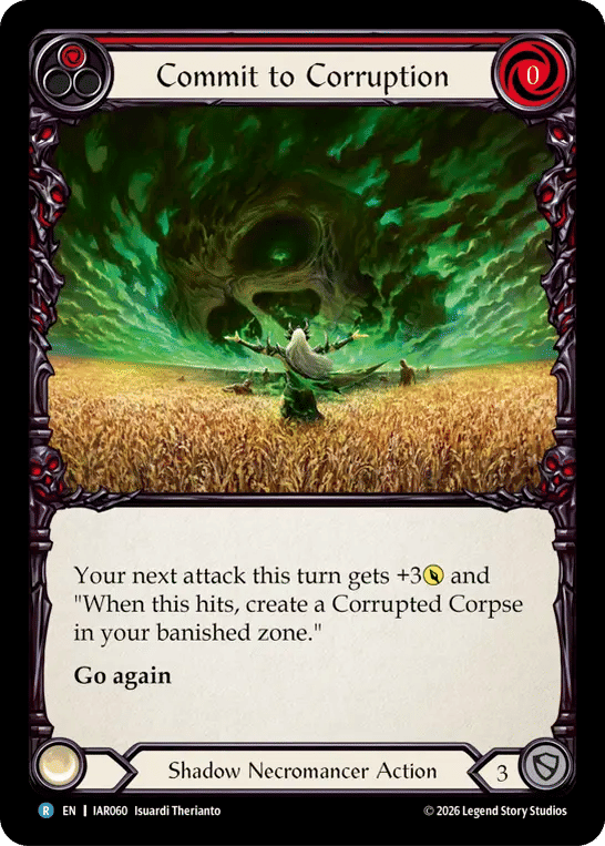 Commit to Corruption (Red) — Usurp the Shadow Throne — Flesh and Blood